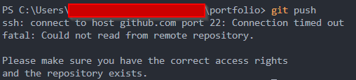 SSH Error